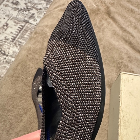 SOLD - Rothy's Black and Blue Women's Loafers - Picture 5 of 6